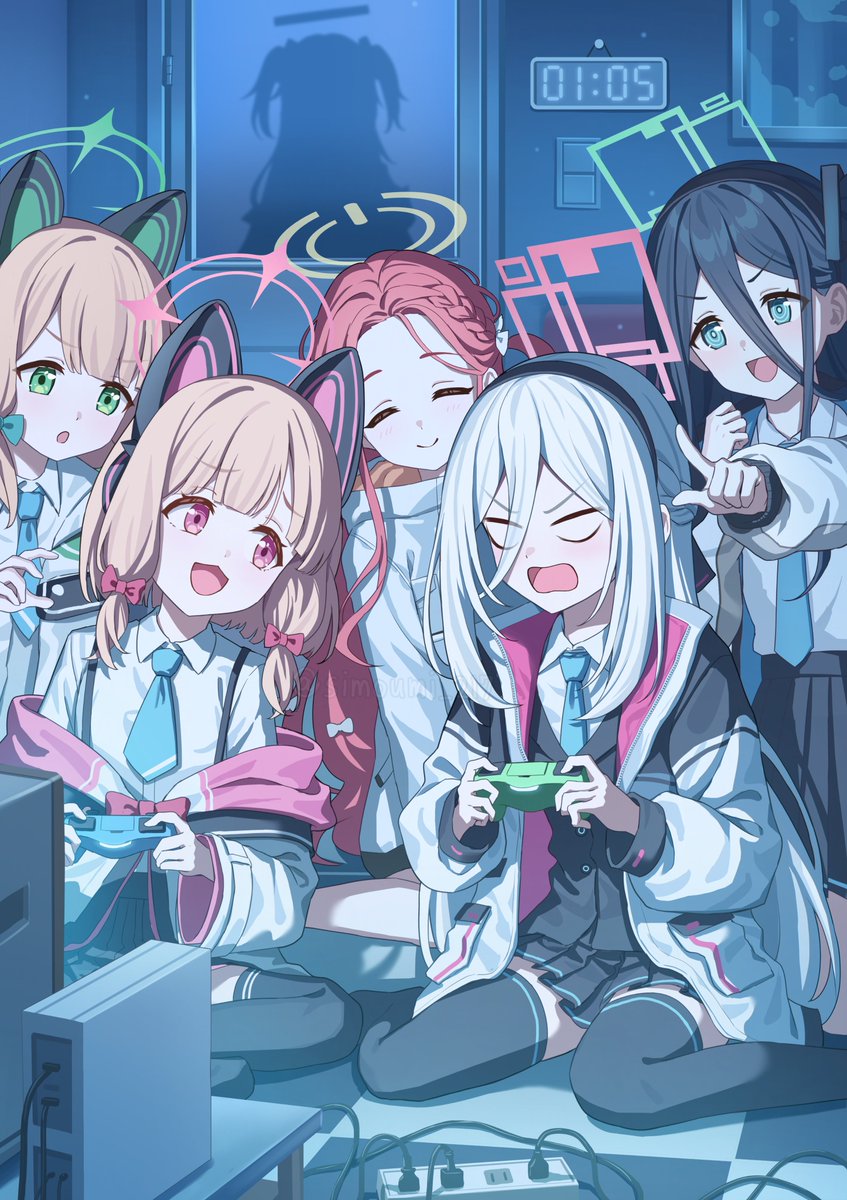 夜ふかし
#ブルアカ