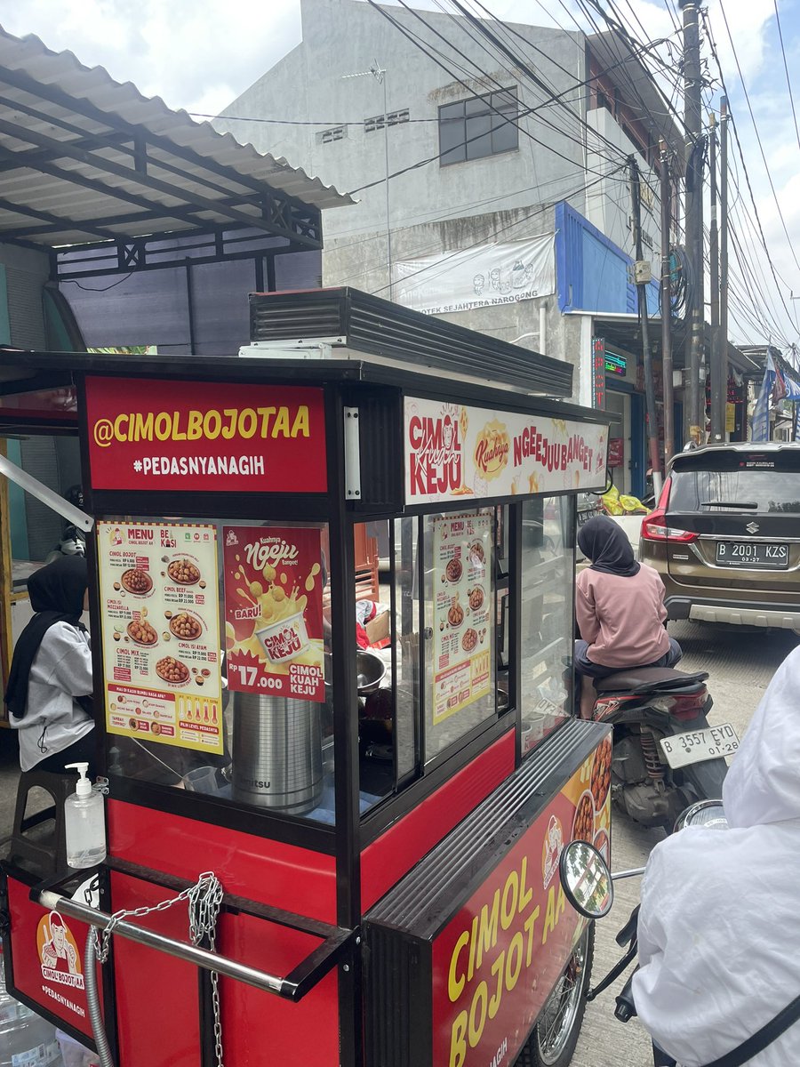 ternyata ada cimol bojot aa di narogong