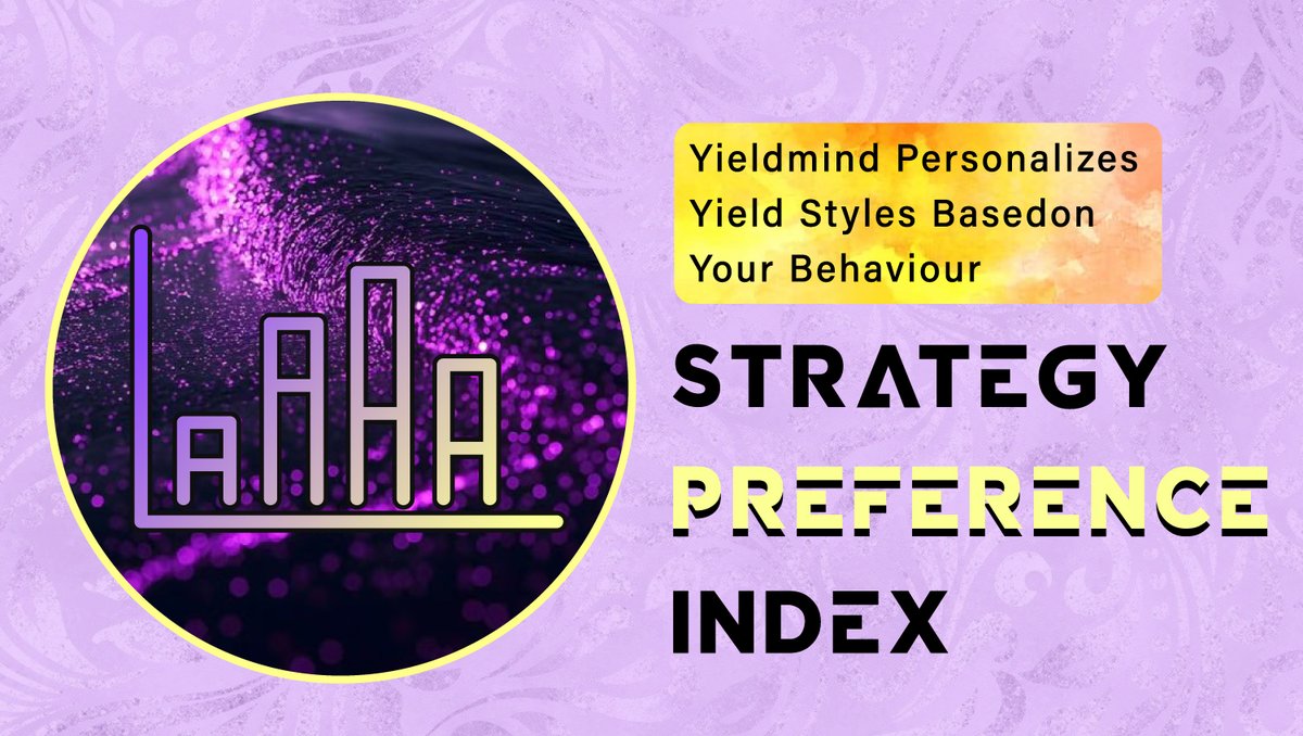 YieldMind_'s tweet photo. 📊 New metric: Strategy Preference Index
YieldMind personalizes yield styles based on your behaviour.
No one-size-fits-all.
#DeFiPersonalization #AIBrain #YieldMind https://t.co/pHxamcxR5v