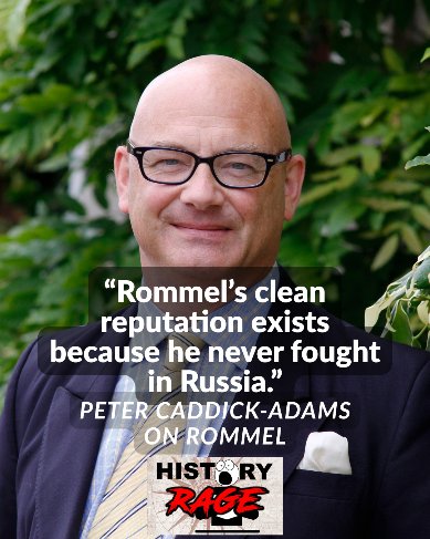 HistoryRage's tweet photo. 🚨 THIS WEEK🚨
The ‘good German’ myth starts here ❄️🦊
@militaryhistori tells Paul Bavill why Rommel’s spotless reputation owes more to geography than morality.
🎧 Stream it now! https://t.co/L5QSjE19SL
#WWII #HistoryPodcast #DesertFox #MilitaryHistory #HistoryRage #WW2Myths https://t.co/7rFD6VDHtL