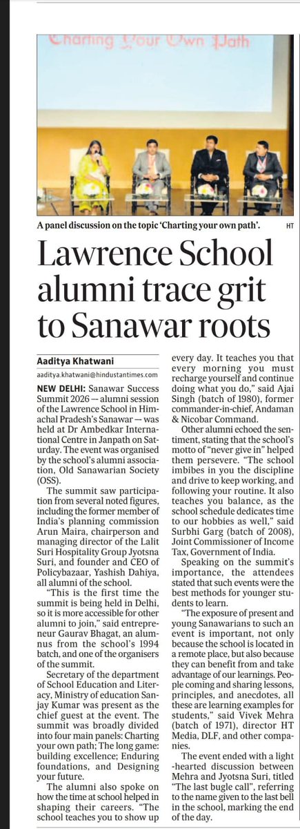 The Old Sanawarian Society tweet media