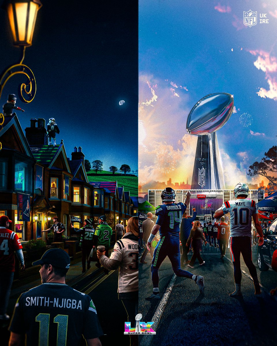 HAPPY SUPER BOWL SUNDAY EVERYONE! 

From the UK + Ireland to San Francisco, the biggest night on the NFL calendar has arrived! 🏈