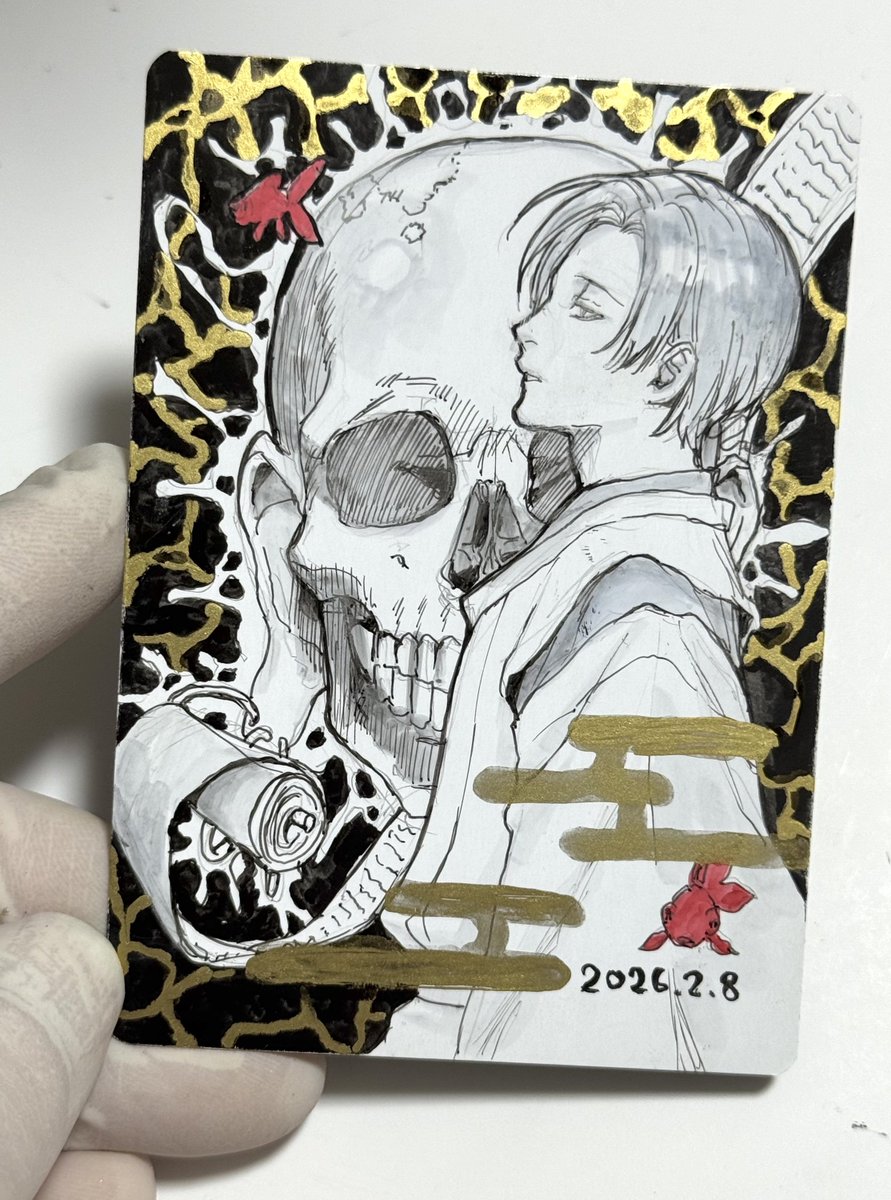 アーティストプルーフ 久しぶりに描きました。 基本的に情報は