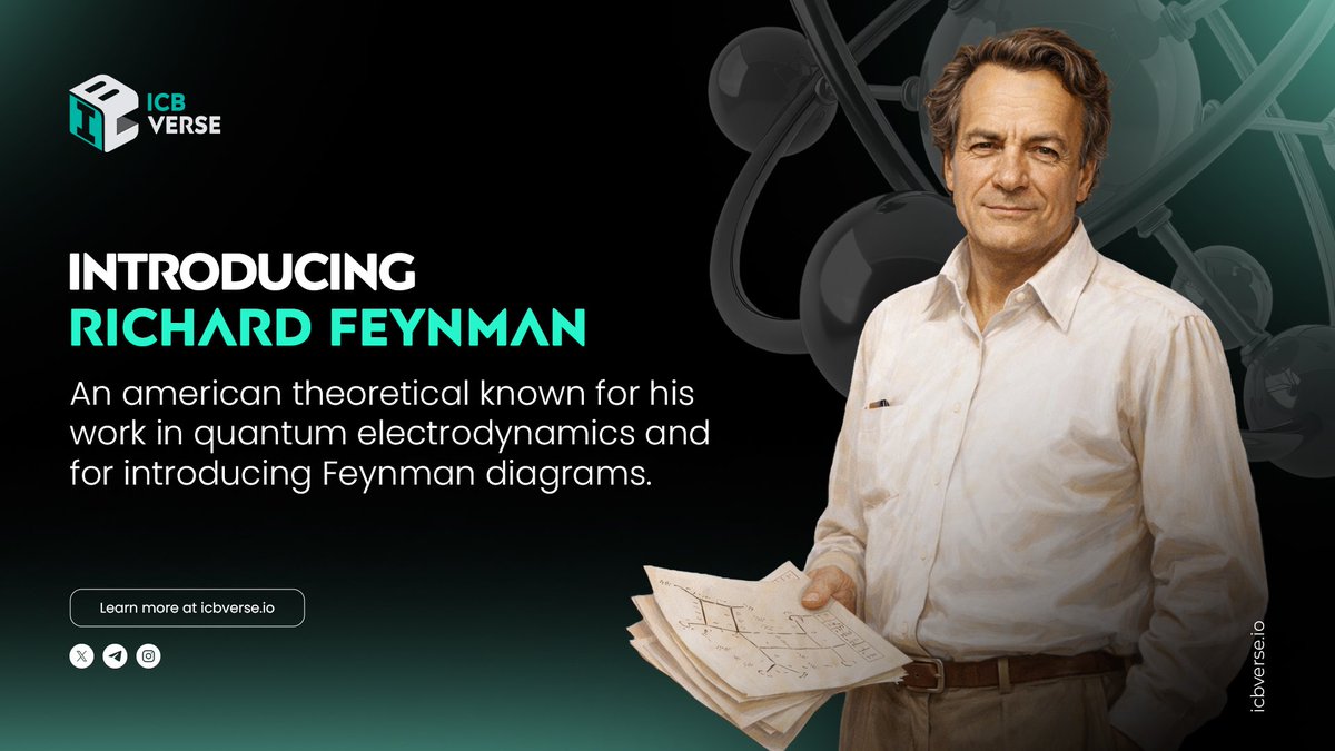 icbverse's tweet photo. 🧠⚛️ Learn physics from legends.
Meet  Richard Feynman inside ICB Verse where curiosity meets AI-powered learning.

👉 Explore now: https://t.co/1aDQj6eKD2 
#ICBVerse #AIProfessors #Web3Education https://t.co/0Vmk4CRfvK