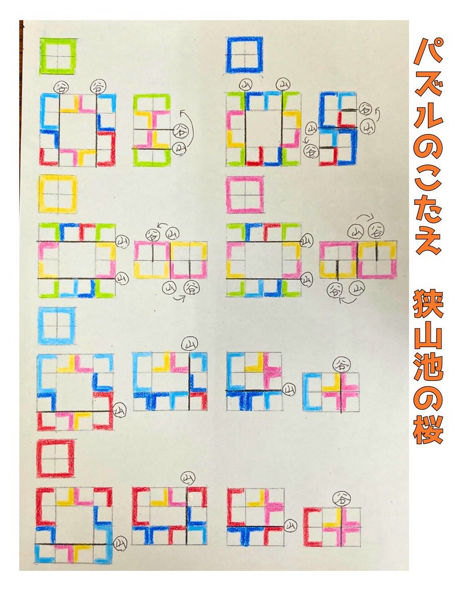 お出かけ博物館/2月8日(日)】 わくフェス 絵あわせパズルの解答発表