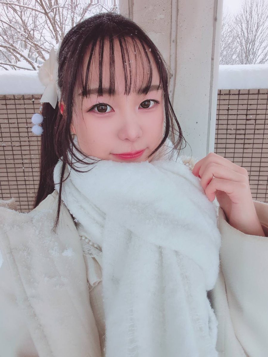 千也茶丸　チェキまとめ売り 今日は雪の中の撮影会🤍☃️ ありがとうございました🙇 たっくさんの