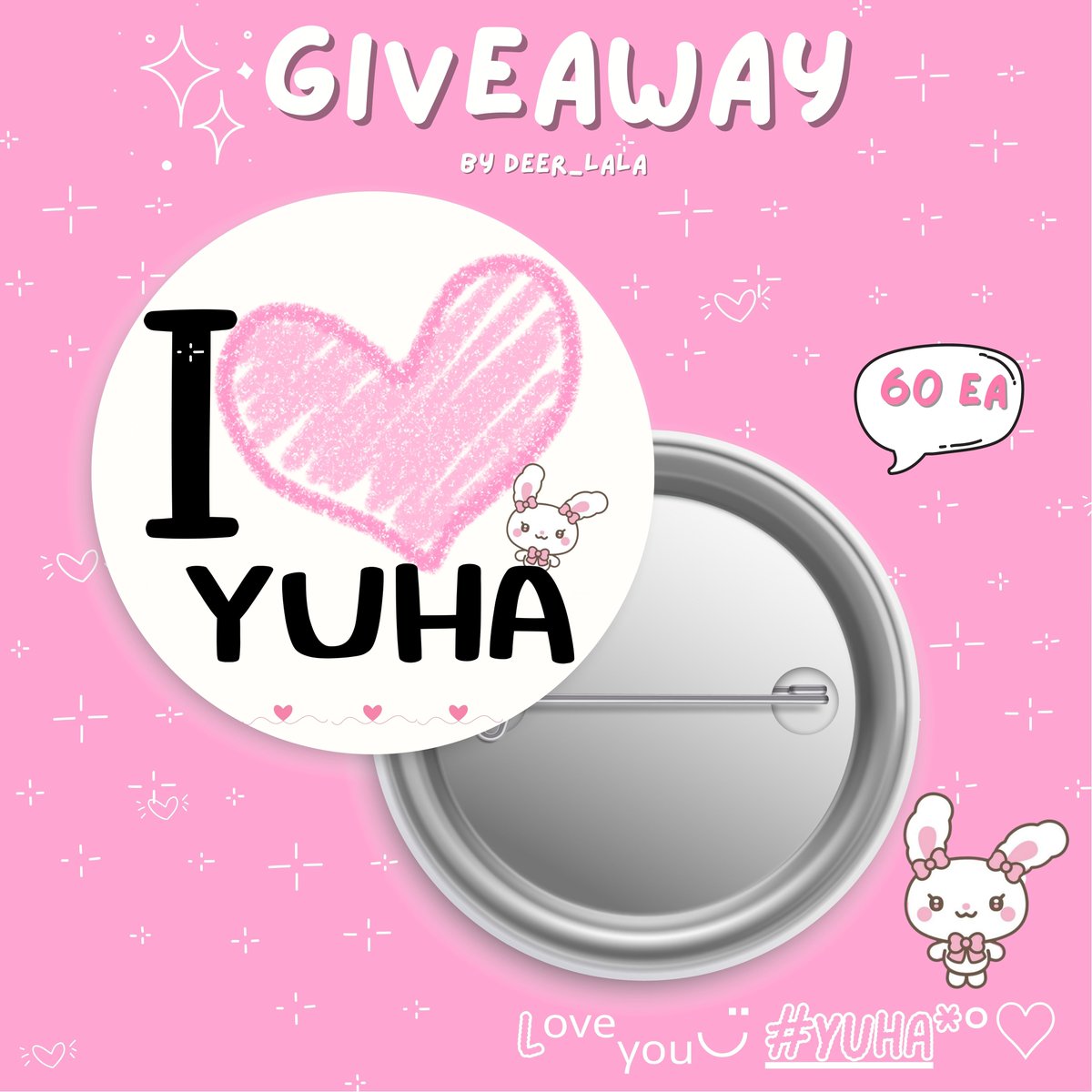 lala_deer's tweet photo. ꙳꒰•◡̎•꒱꙳ ♡̶ Give away  #YUHA

🎀 เข็มกลัด 60 EA  🎀

Date : 13 February 2026
Location : The Promenade ram inthra

૮ Follow ,pls rt and show this tweet ა

ᖭི༏༏ᖫྀ  #lalaview  ᖭི༏༏ᖫྀ

#Hearts2Hearts_FOCUS_inBKK https://t.co/AIYDea4rfx
