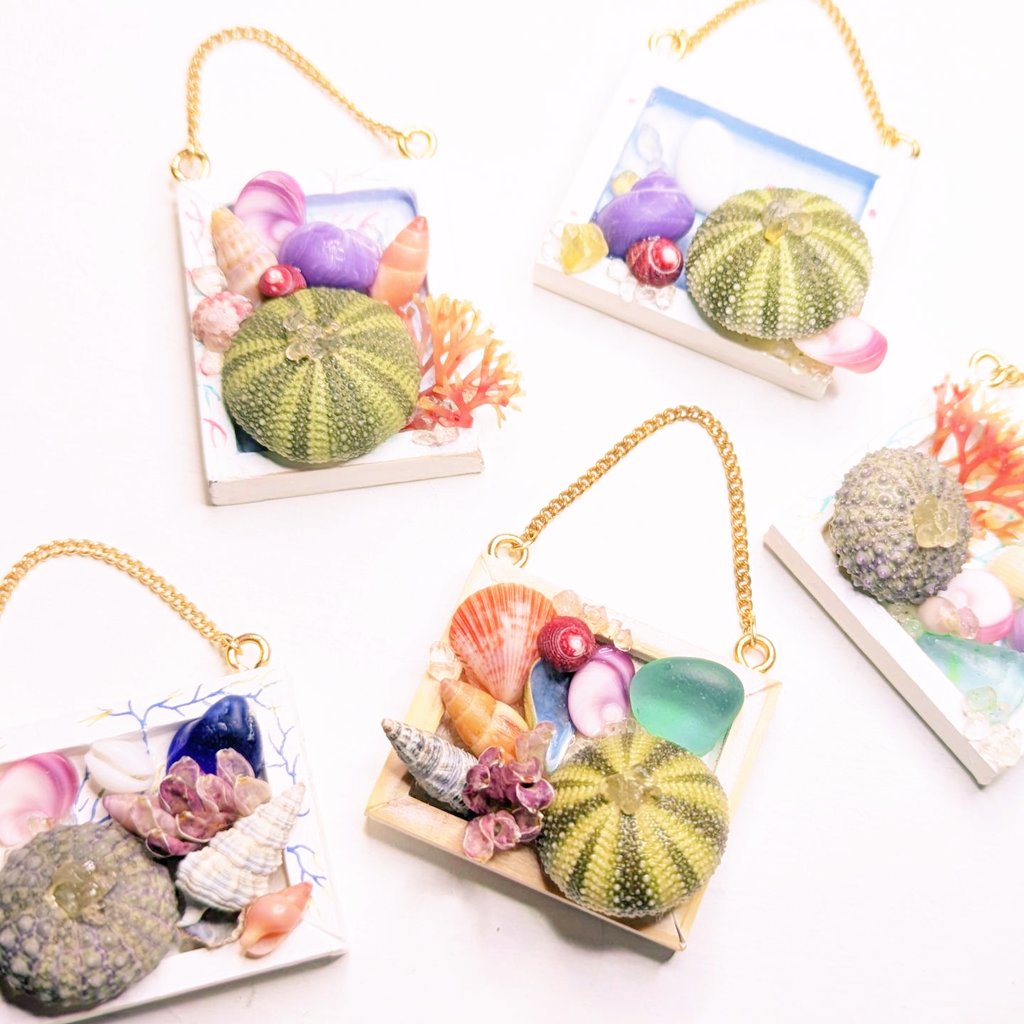 【ワークショップフェス】に参加します✨🎪✨

2/11(水祝)　12時~16時
 多古町コミュニティプラザ3階
多目的ホールにて

ミニ額縁に貝殻やシーグラスをデコレーションした自分だけのコラージュ作品を作成しませんか✨️🐚✨