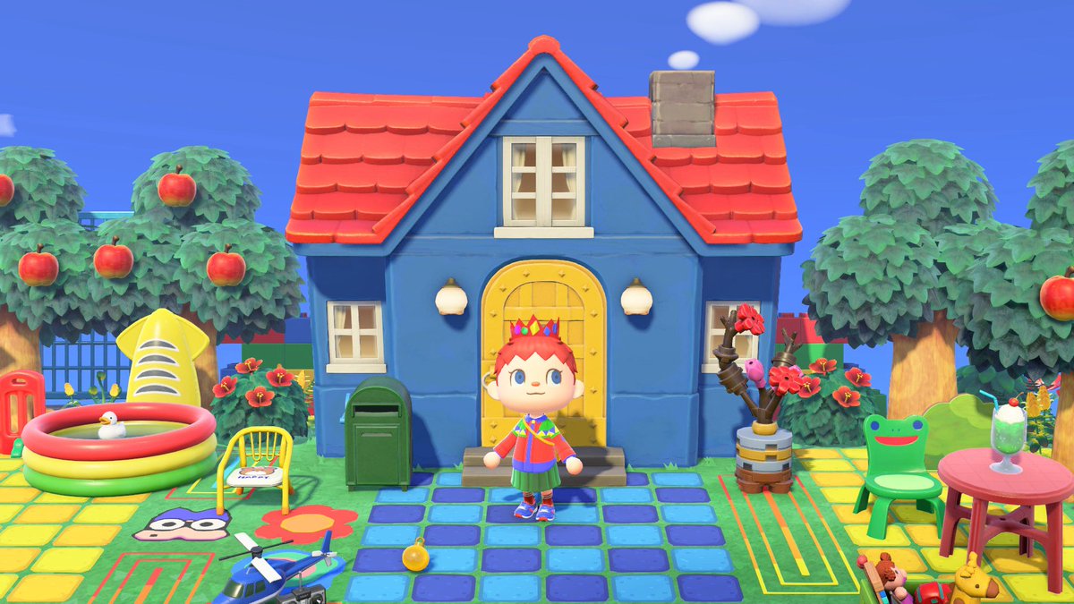 家周り完成したかも🏠🌈