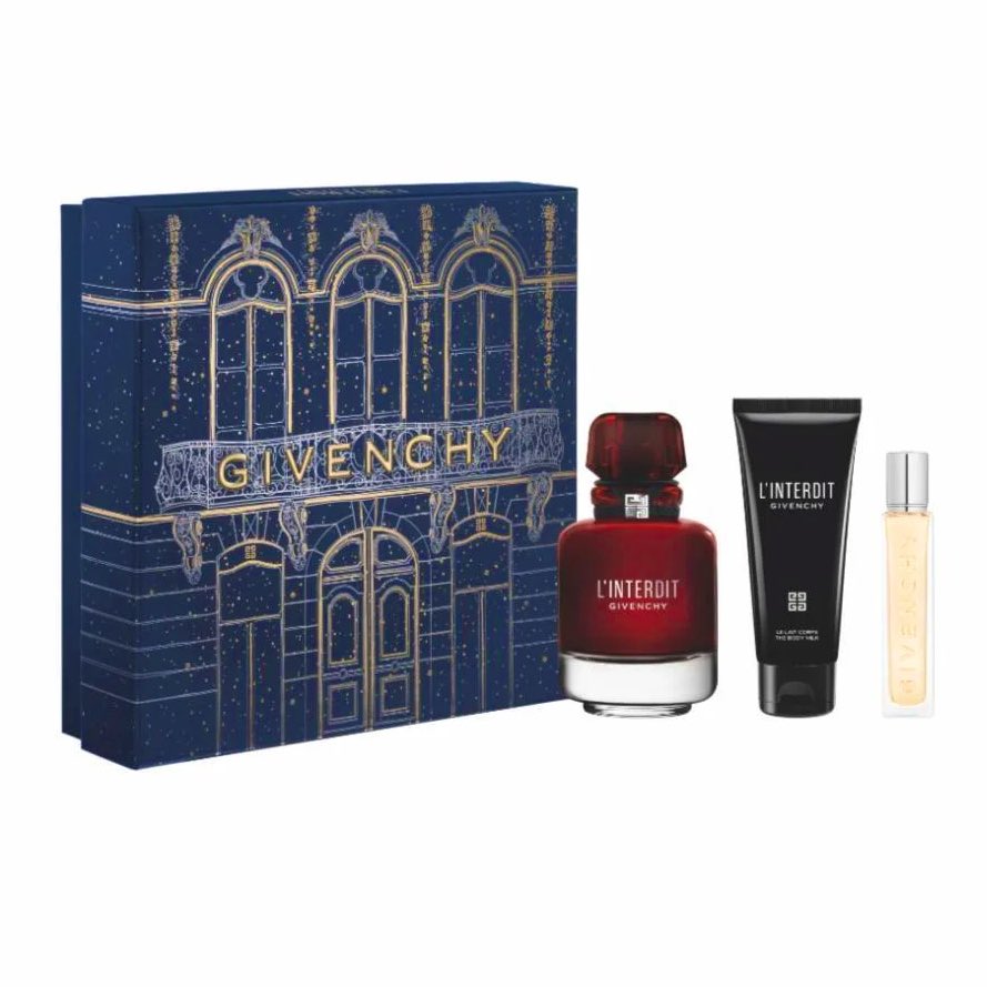 ماذا يحدث؟ 

عرض مميز 
لعطر ساحر ورائحة لا تقاوم!  ✨ 

عطر لينترديت روج من جيفينشي 

Givenchy L’Interdit Rouge

عطر أنثوي فخم شرقي زهري
يفيض بالشغف والجاذبية
ومثالي لكل مناسبة مميزة

مميزات العرض: 
طقم يحتوي على 
- عطر لينترديت روج أو دو برفيوم بحجم 80 مل 
- لوشن للجسم 75 مل،