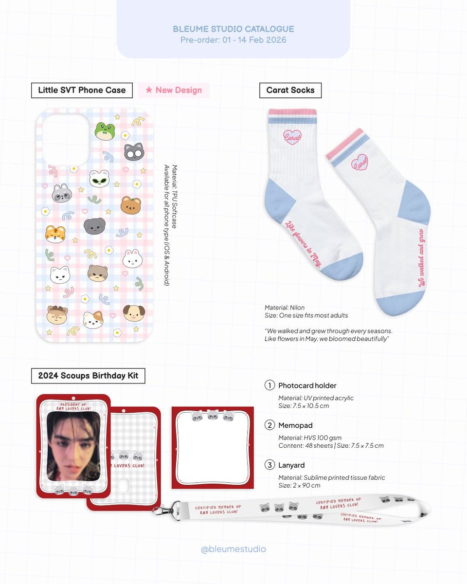 cutestfess's tweet photo. ₊˚⊹ halo cuties! ֶָ֢𖹭
wts — buat kalian yg lagi nyari merch buat meramaikan tas, aku lagi open po cahol, phone case, custom keychain jg ada. let me know if you're interested, thank you!

[bleumestudio] https://t.co/qmBz0ugOxo
