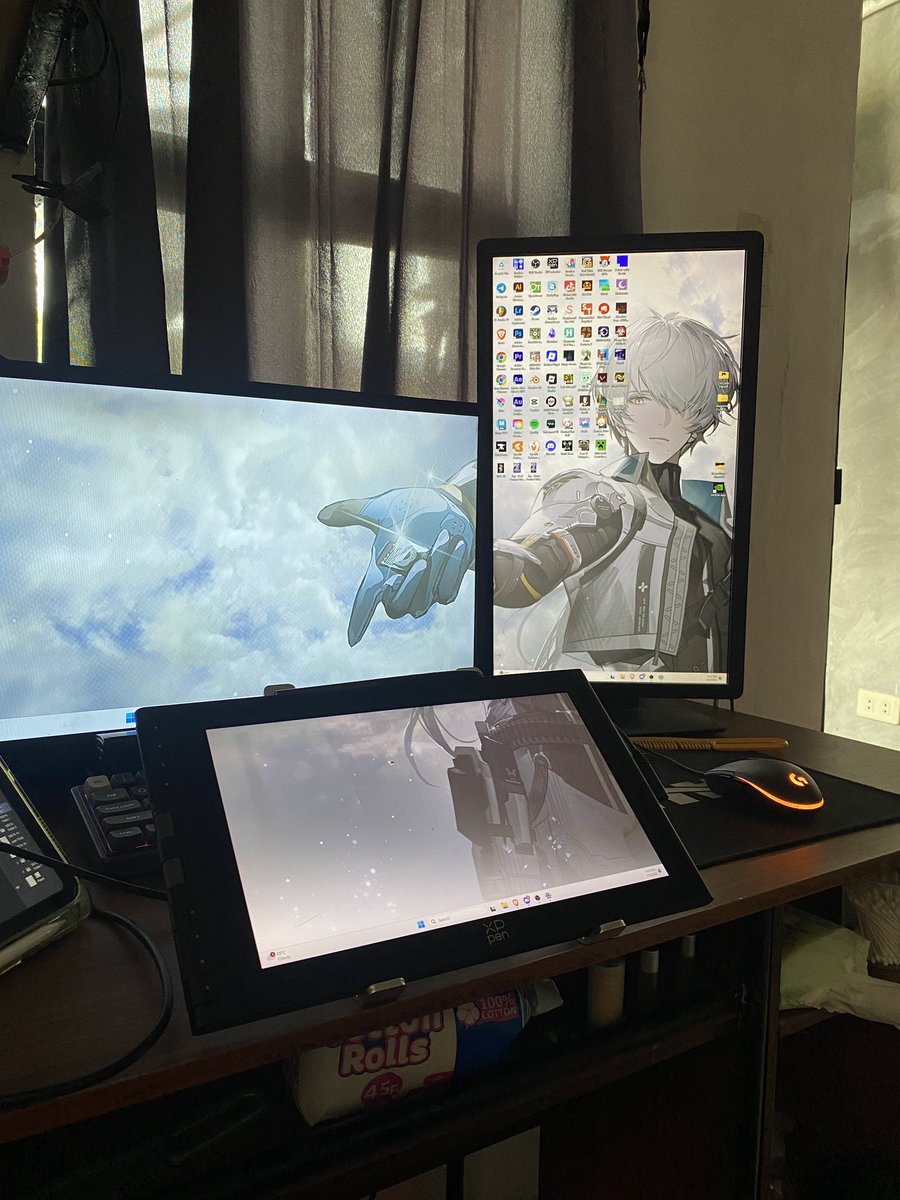 How many monitors do you need?
Me: Yes.