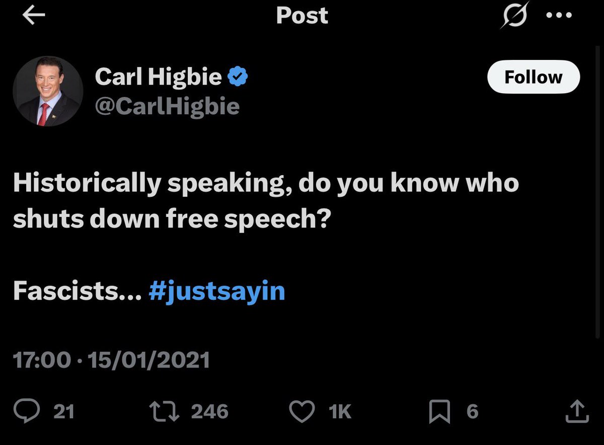 <a href="/CarlHigbie/">Carl Higbie</a> There’s always a tweet…