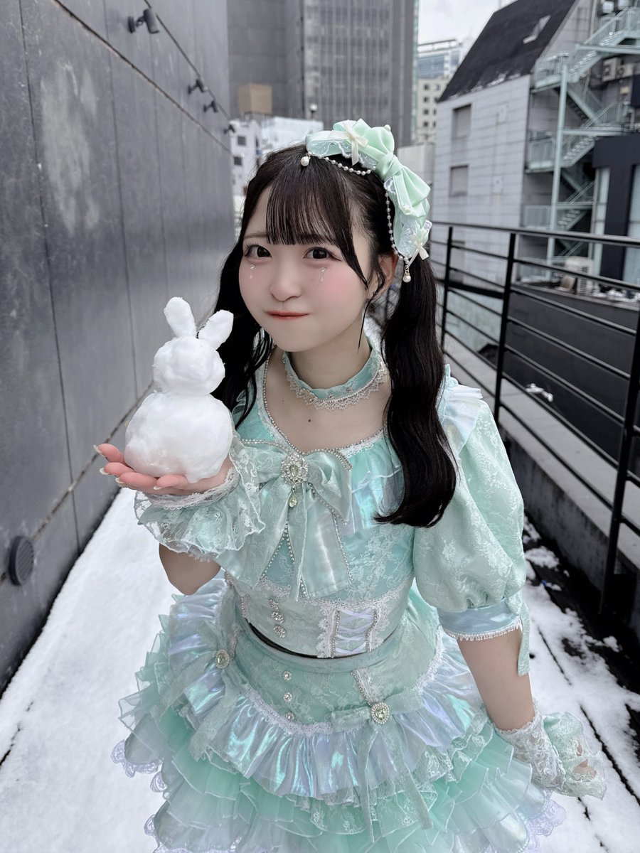 MARQUEE祭さん ありがとう！！！💚ᩚ うさぎ顔がつくった うさぎゆき