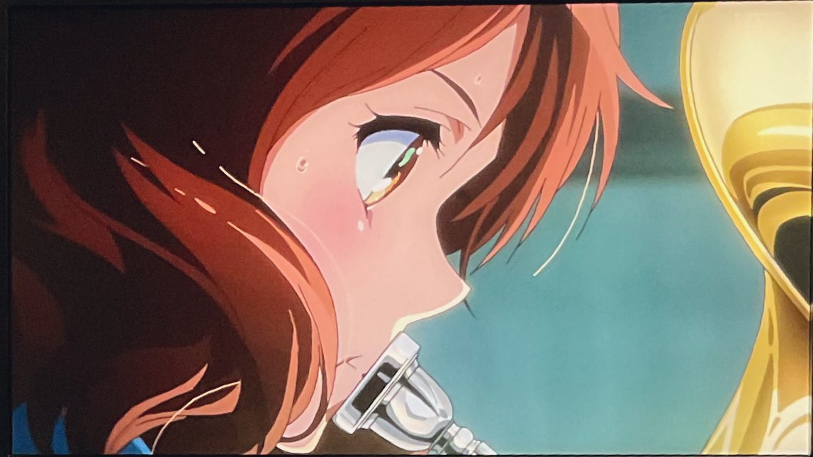 📺『＃響けユーフォニアム 2 』(再) 第4話 黄前久美子 屋外 自主練