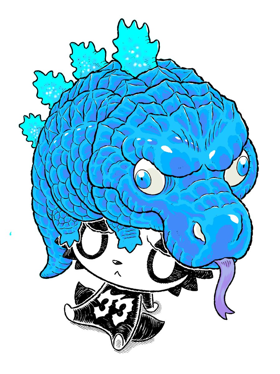 GYAAA_WORLD's tweet photo. ゴジラ？

#イラスト  
#絵描きさんと繋がりたい
#イラスト好きさんと繋がりたい   
#絵柄が好みっていう人にフォローされたい   #Illustrator  #illustration https://t.co/0ljIA0EUXi