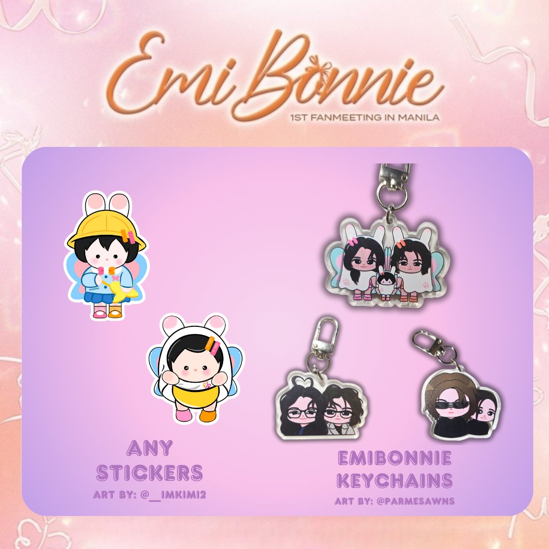 dyobeeee's tweet photo. EMIBONNIE 1ST FAN MEETING IN MANILA freebies
⤷fan support by @dyobeeee

Happy Friday ANYs!! Excited to give out these freebies on D-day! See you!!!

🧡 Like &amp; Retweet to spread 💜

#EmiBonnie1stFMinManila
#EmiBonnie #เอมี่บอนนี่
#emiamily #beonnnie https://t.co/5M6zzGKO9m