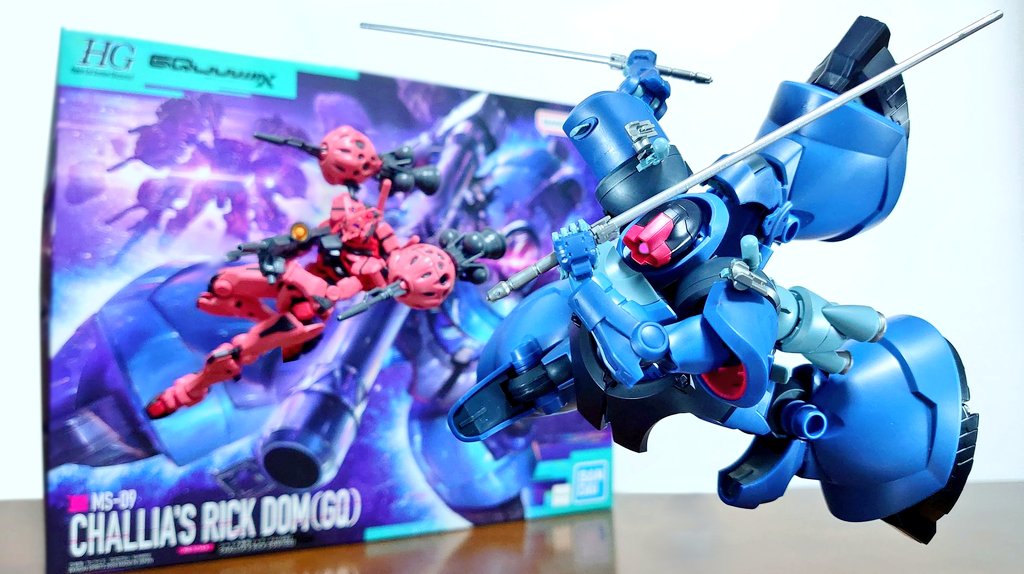 HG 1/144 シャリア専用リック・ドム(GQ) のレビュー動画をアップしま