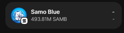 Samo Blue tweet media