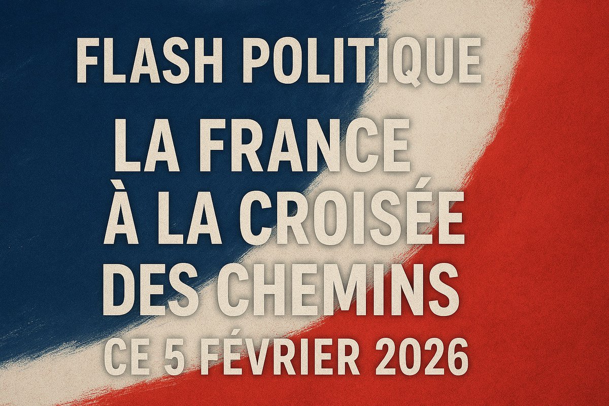 LeFreeCoin's tweet image. lefreecoin.fr/flash-politiqu…
Flash Politique : La France à la croisée des chemins ce 5 février 2026
#lefreecoin #lefreecoinfr #PolitiqueFrance #Lecornu #Remaniement #Budget2026 #DirectAN #France2026 #Municipales2026