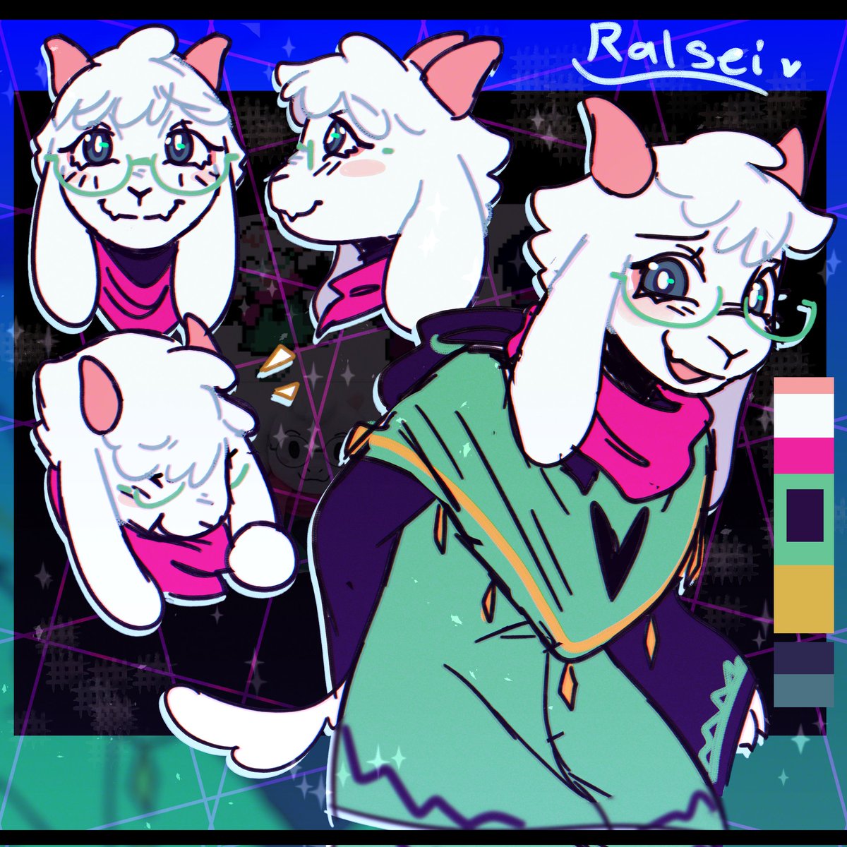 kittencloudy4u's tweet image. #deltarune messy ref for myself