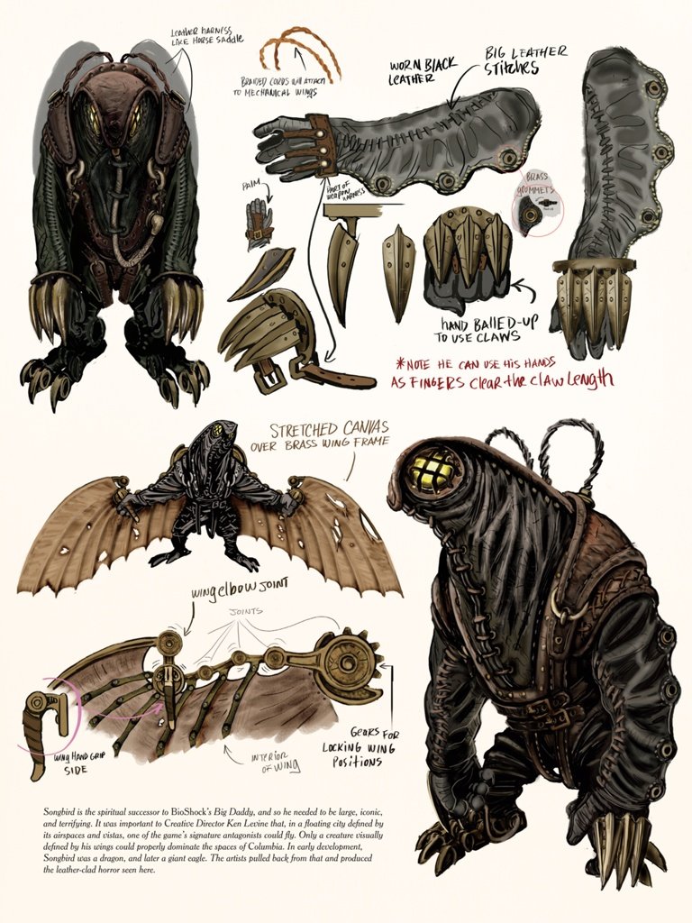 Concept art | BioShock Infinite - Songbird 