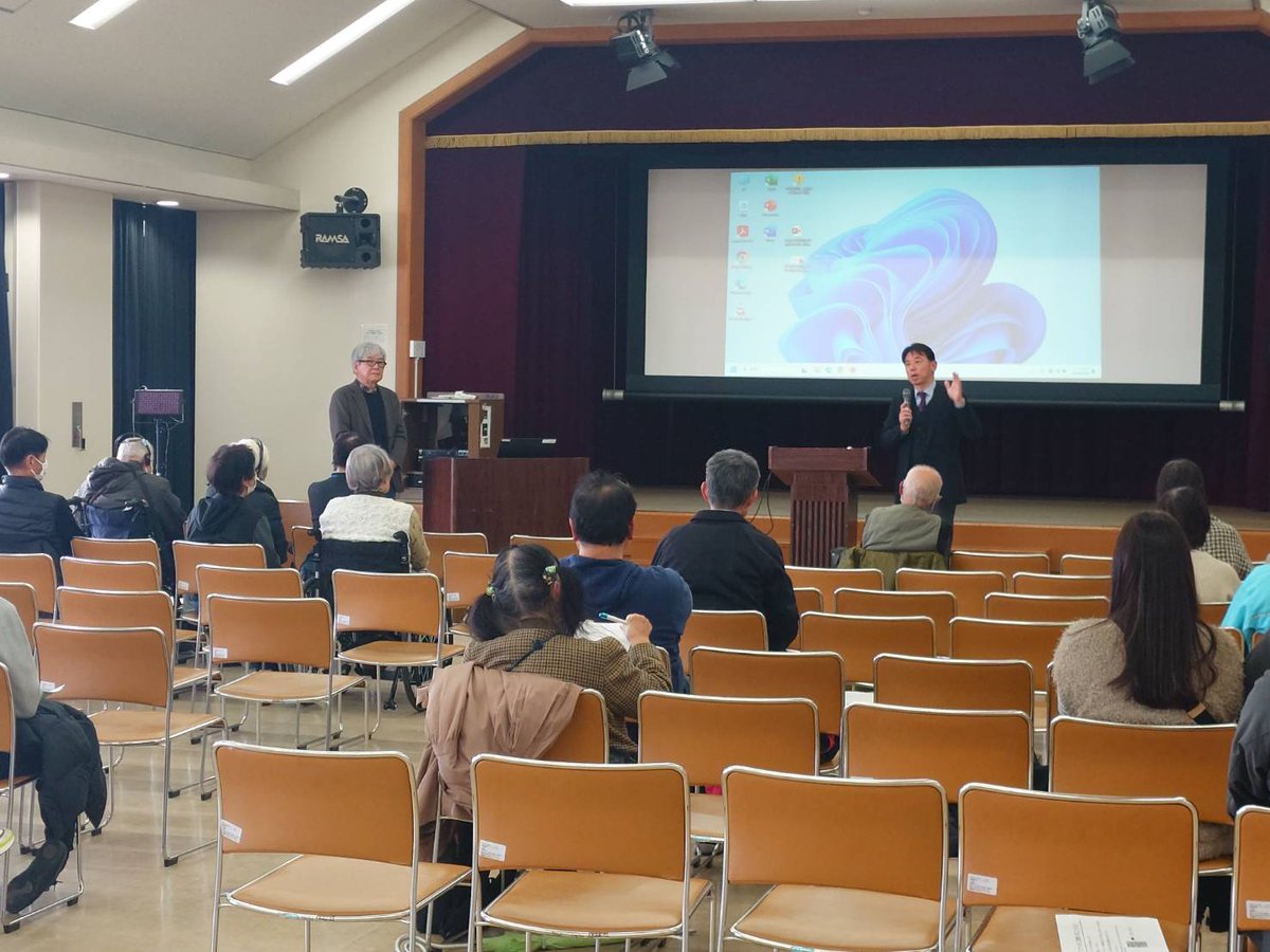 本日は大雪の中ですが、予定通り、宝塚市総合福祉センターで、市民と市長の対話ひろばの２月シリーズの第１回がありました。