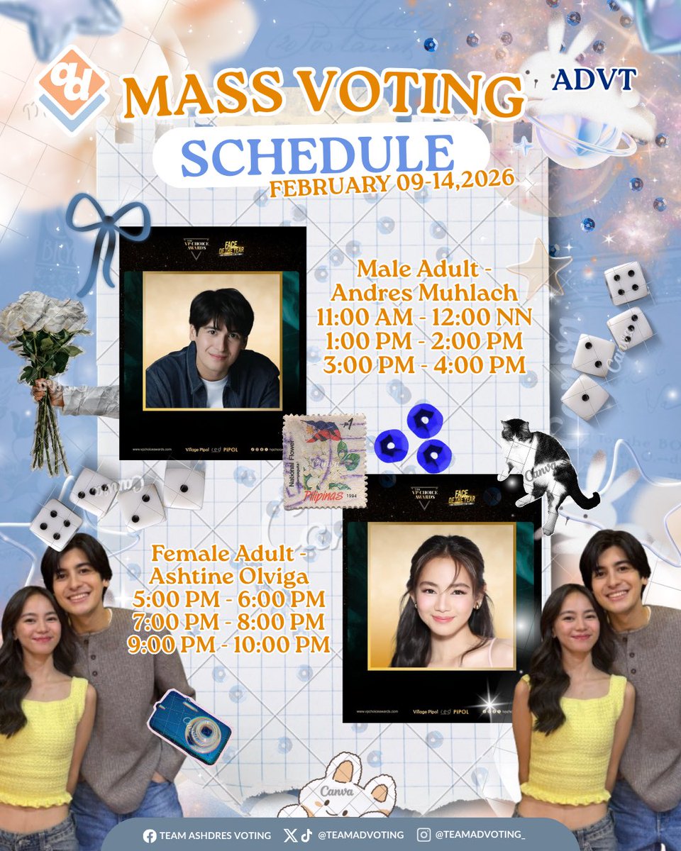 TeamADVoting's tweet image. 🚨 ATTENTION KEEPERS AND SOLIDS 🚨

We hope everyone had a well-deserved rest this weekend. Starting tomorrow until the end of the FACE OF THE YEAR voting period, we will be holding a mass voting schedule. Kindly refer to the schedule posted below for your guidance.

We strongly…