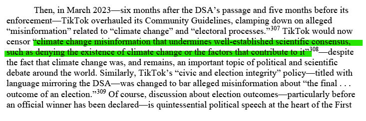 lkwarzecha's tweet image. Marzec 2023 - pod naciskiem Komisji Europejskiej TikTok zmienia swoje wytyczne tak, aby cenzurować "podważanie konsensusu" w sprawie zmian klimatu. 
Ten raport to jest po prostu petarda. Cisza, która w jego sprawie zapadła w Polsce, jest znacząca.