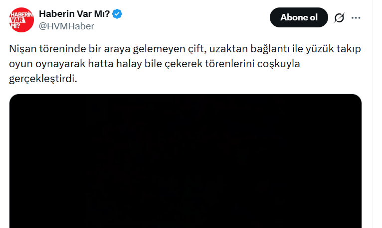 E-vlilik. Bazen öyle videolar izliyorum ki "yapay zeka" bile bunu yapamaz diyorum ama bizim milletimiz yapıyor.