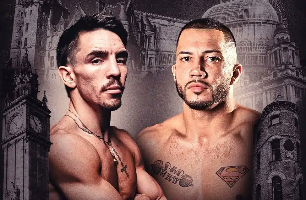 BoxingStuds's tweet photo. El ex olimpico Irlandes Michael Conlan vuelve a Belfast con el cinturón Internacional CMB, pero a los 34 años la pregunta es cuánto le queda ante el invicto Kevin Walsh y su ritmo joven. 
#Boxeo #NoticiasBoxeo #BoxingStuds #MichaelConlan #PesoPluma https://t.co/Dn6532427h