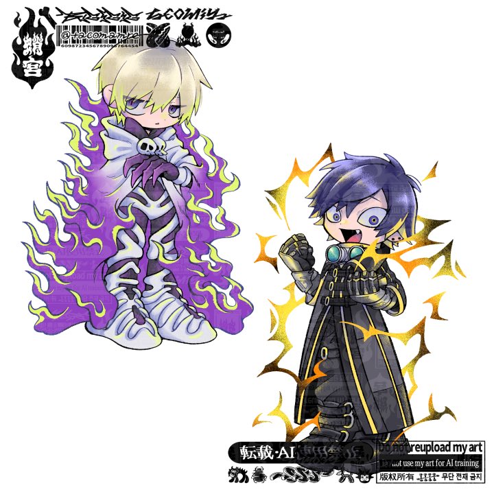 いゔどっとさん「736会」グッズ アクリルキーホルダーのイラストを担当