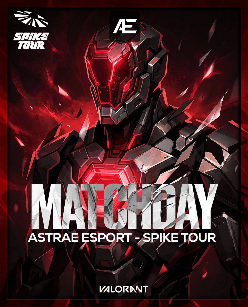 AstraeEsport's tweet photo. 🔫 Spike Tour !
♦️ Playoffs | LB 

On va maintenant jouer la survie dans le tournoi. 

🆚 Lazare 
📺 https://t.co/1Ymk38GBkd

#AEWIN #StillWeRise #SpikeTour https://t.co/tnXUYQFPjU