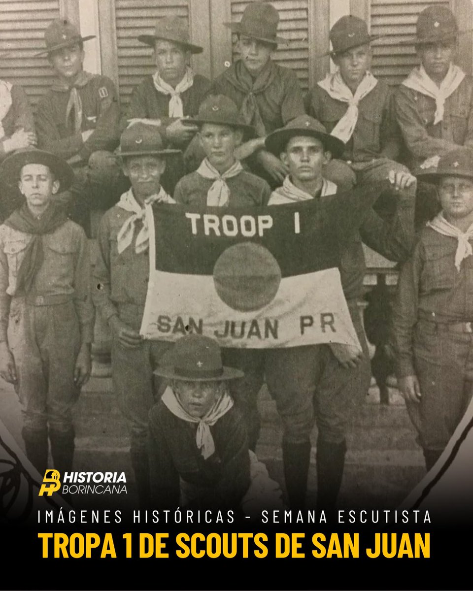HistBorincana's tweet image. ¡SIEMPRE LISTO! En este #ScoutSunday, e inicio de la Semana Escutista, compartimos esta foto de la Tropa 1 de San Juan. No tiene fecha específica, pero fue tomada en la década de los 1920’.