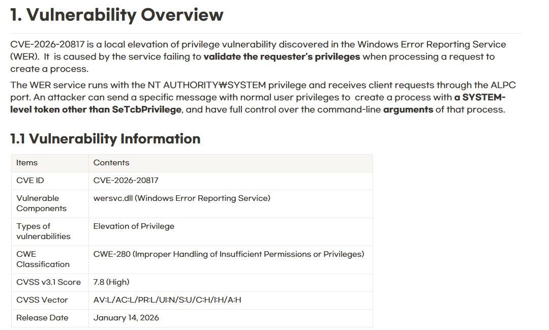 blackstormsecbr's tweet image. Analysis of Missing Authorization Checks in Windows Error Reporting:

blog.78researchlab.com/2ffdb461-3e5b-…

#windows #wer #vulnerability #cybersecurity #informationsecurity
