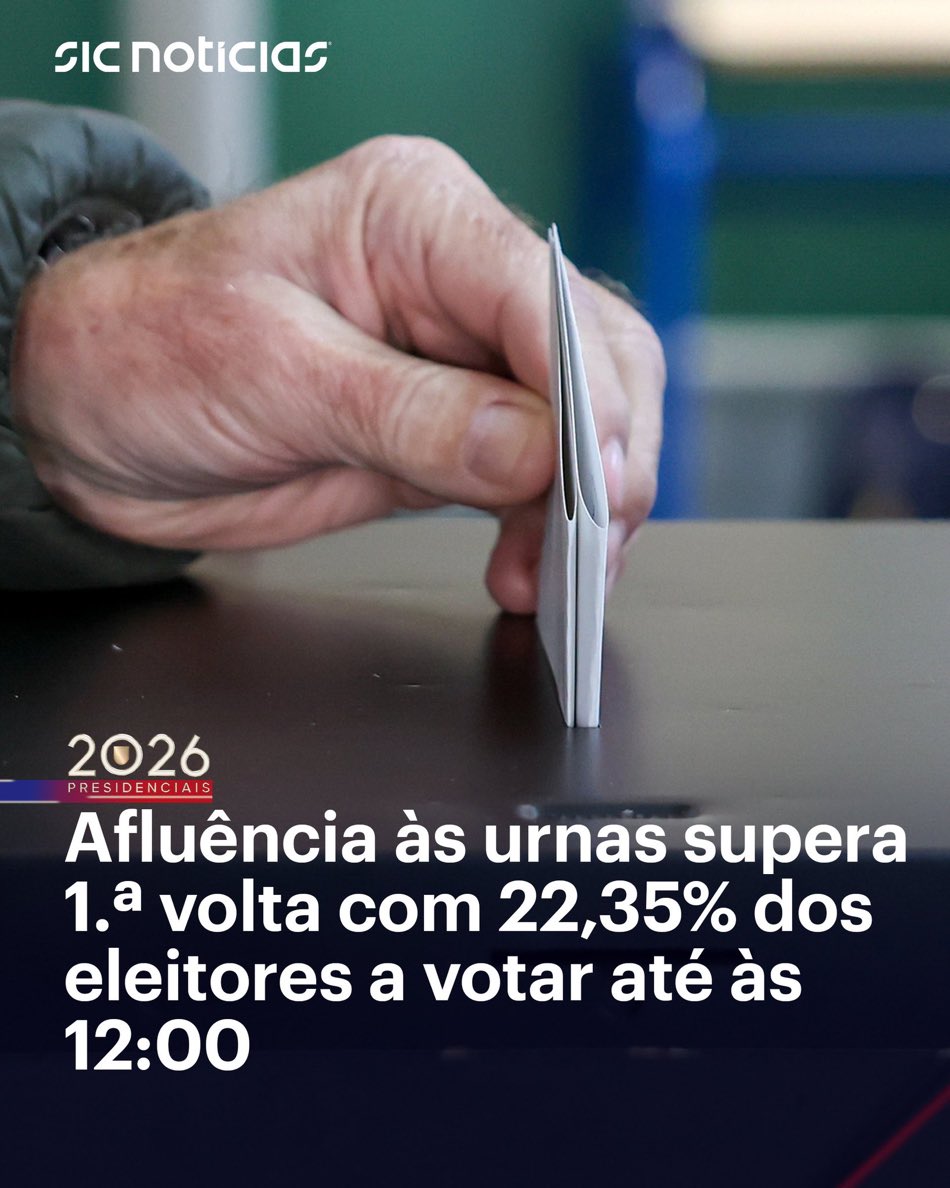 Continuem a votar! É seguro!