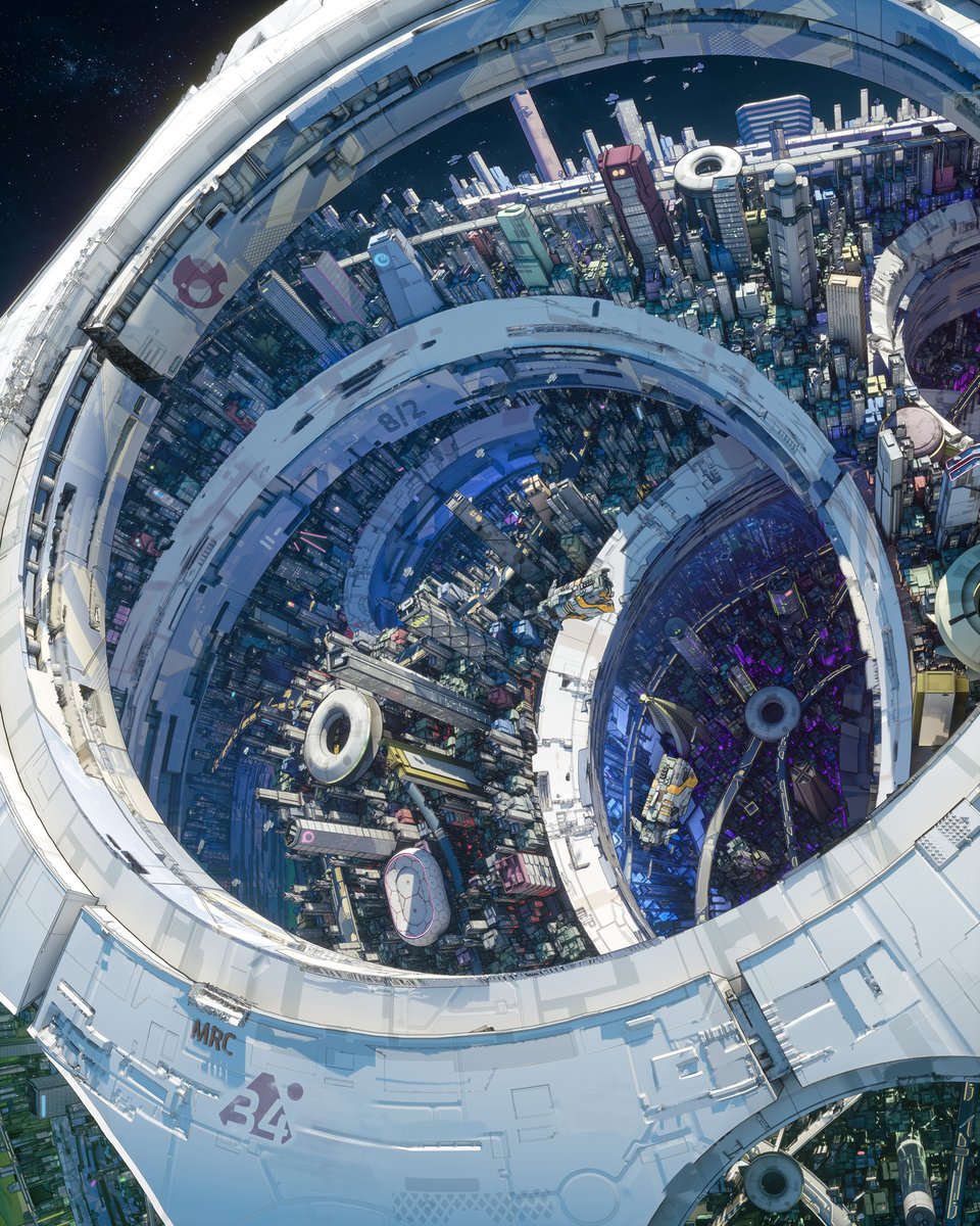 MarcelDeneuve's tweet image. It costs $0.00 to support a sci-fi illustrator 📡