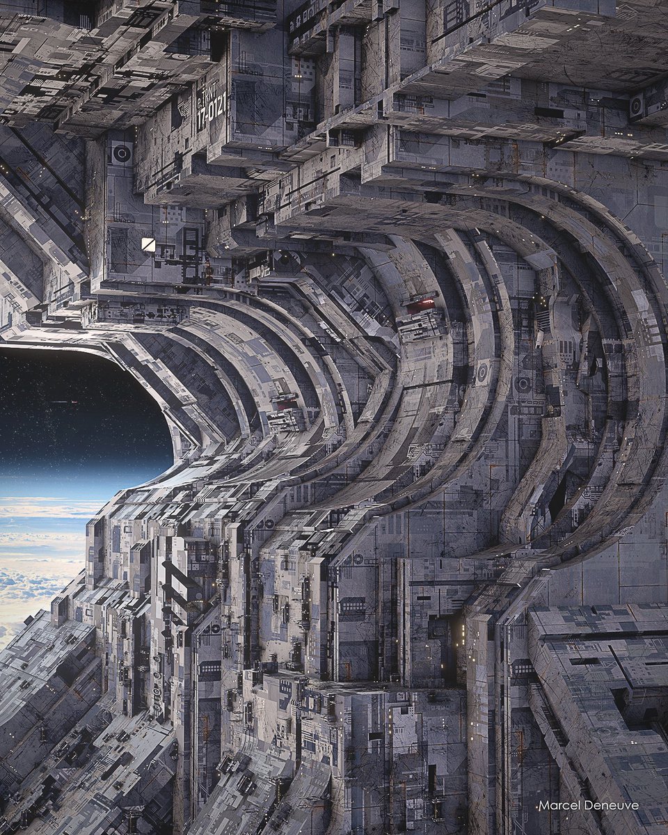 MarcelDeneuve's tweet image. It costs $0.00 to support a sci-fi illustrator 📡