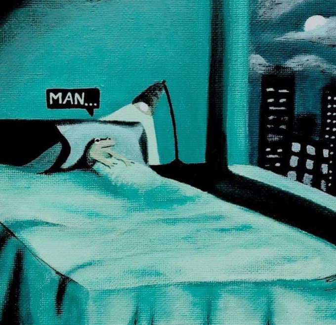 sol_bruh's tweet image. The dev has a coin at 31M MC and made this.
This makes so much sense in whats been happening in the market, the world right now, life.
Just man....

$man
CA: 42ttYite5ZYMi2j5B3Ammhr3Dy11bMefm51Cka3mpump