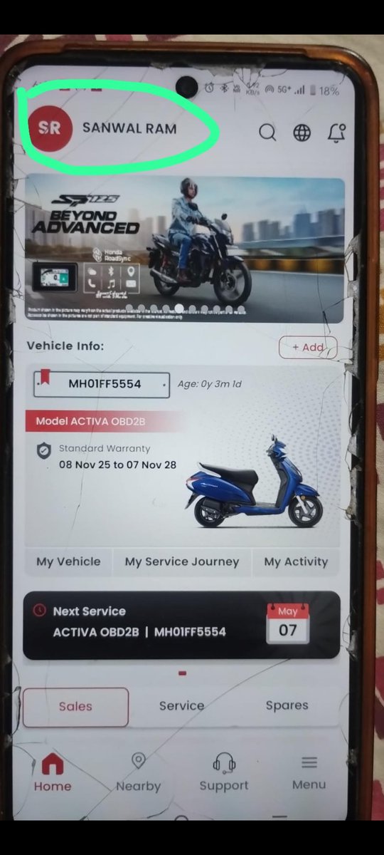 ASoni27's tweet photo. Shocking experience with @honda2wheelerin dealer Kapoor Motors, Sion. I bought a new Activa, only to find it's registered in someone else's name (Sanwal Ram).

 @HondaIndia @jagograhakjago  #ConsumerCourt #HondaActiva #BadService https://t.co/ipVbHoQEr0