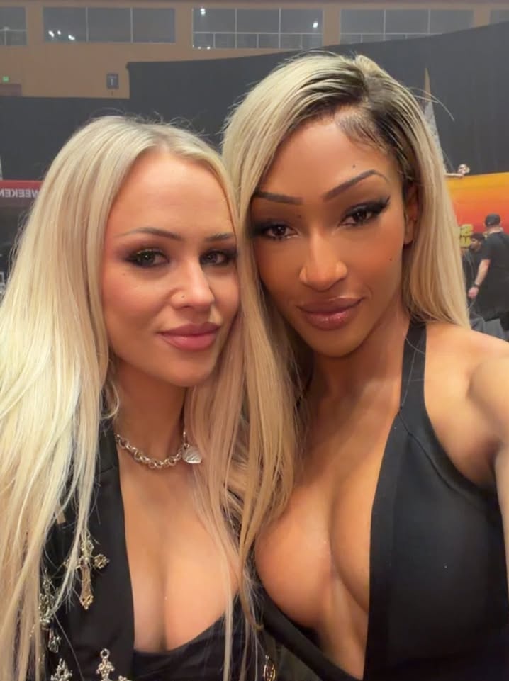 womofwrestling's tweet image. Penelope Ford and Mara Sadé 😍