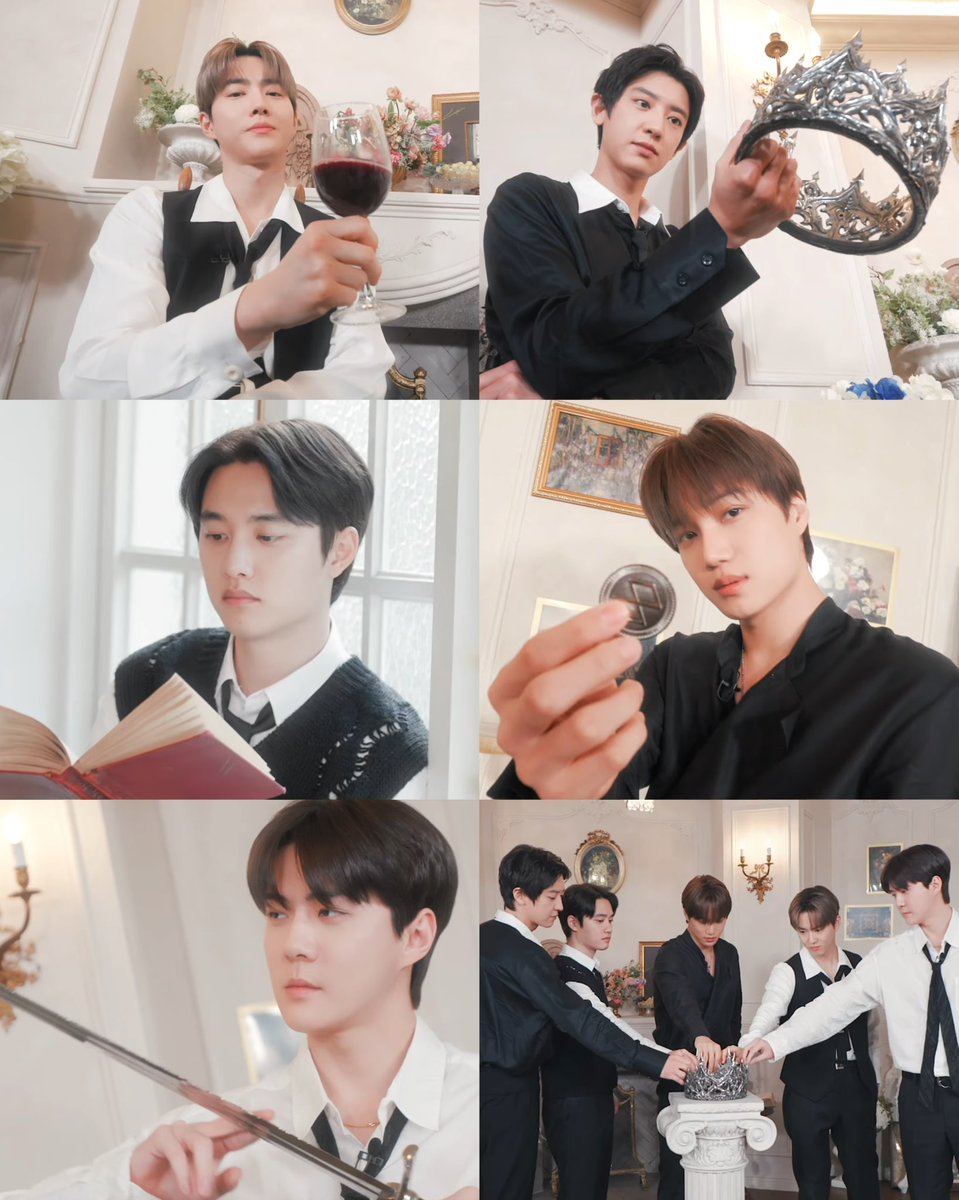 EXO as princes in ‘Crown to the Throne’ 👑

🐰 Junmyeon, Prince of Cheongdam-dong

🍒 Chanyeol, Prince of Harajuku 

🐧 Kyungsoo, Prince of Gangnam-gu

🐻 Jongin, Prince of Bucheon 

🐥 Sehun, Prince of Hannam-dong