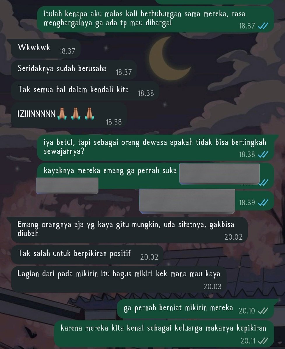 dewasa tidak pernah mengenal umur.
apa² selalu ngobrol sama adek.
harus bisa saling bergantung dan saling mengandalkan.
