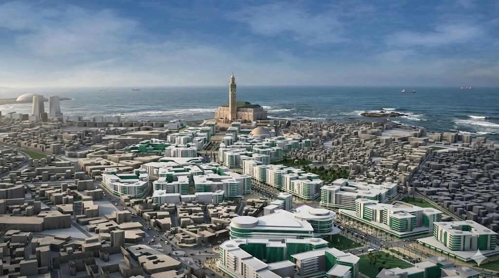 ⭕ اكبر مشروع بالدار البيضاء تتواصل اشغال هدم المنازل العشوائية مع تعويض السكان من اجل افراغ الوعاء العقاري لبناء المحج الملكي.