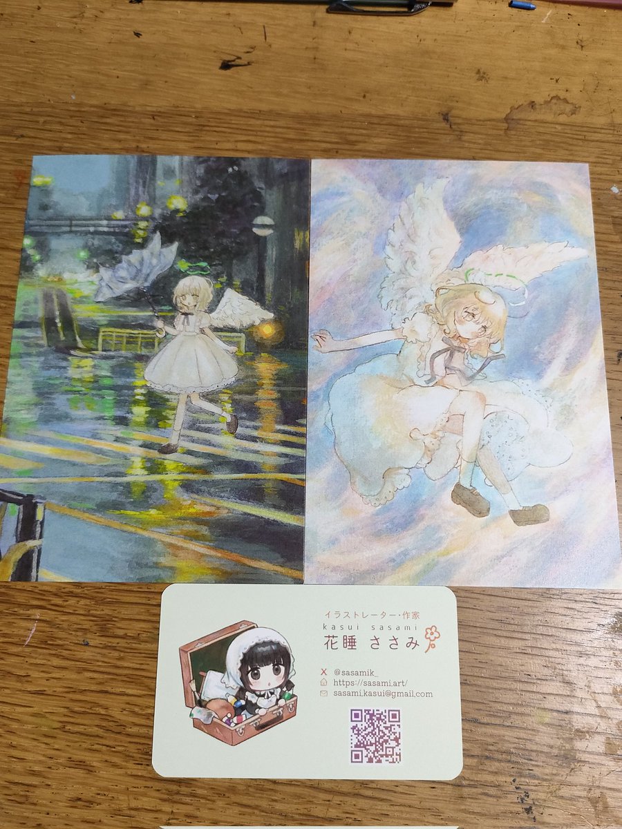 原画市2026 @sasamik_ さんのポストカードお迎えしました。 一目見て