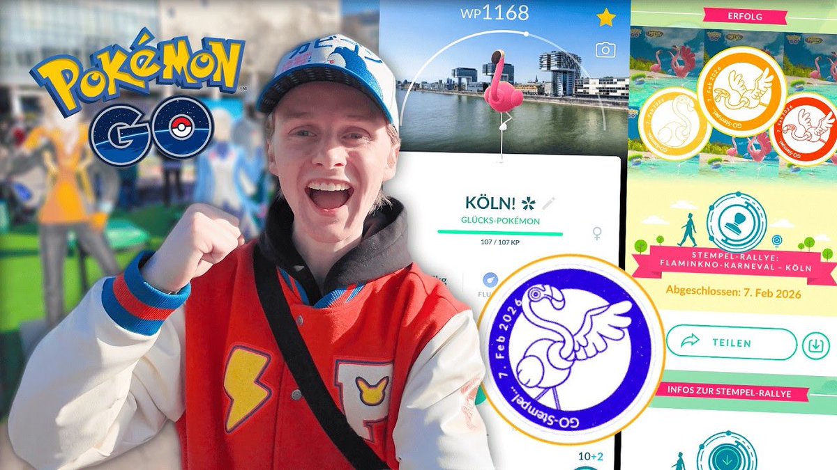Ich war auf der Pokémon GO Stempel-Rallye in Köln! 📍🥳

youtu.be/jmXRTAeEplU?si…

Hier sind alle Einblicke in das Event! 🙏🏻
<a href="/PokemonGOdeu/">Pokémon GO Deutschland</a> 🎟️ [Invited]

#PokemonGOApp #PokemonGOTour