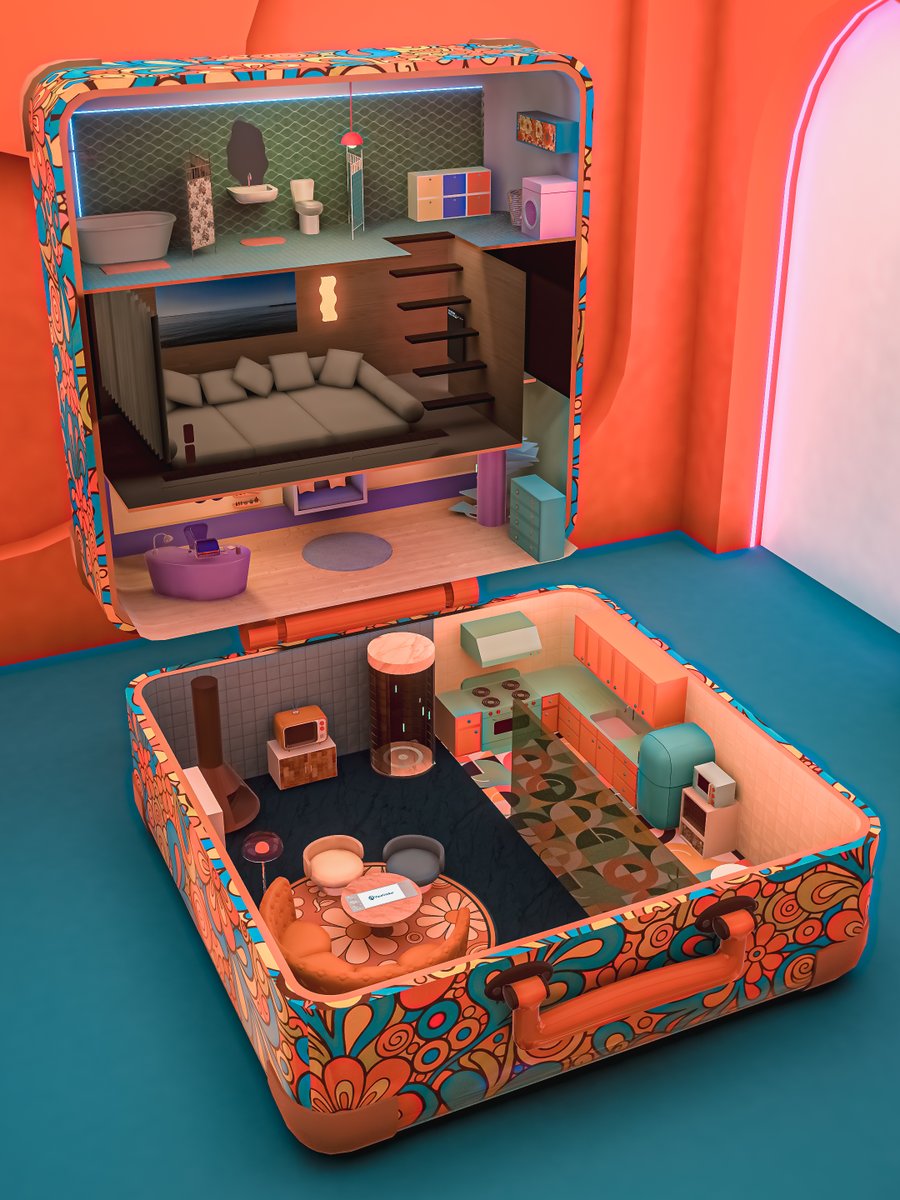 Neomance's tweet photo. A Retro Home Packed Into A Suitcase
スーツケースに詰め込まれたレトロな家

World : Peace Of Case
Author : ぱくちpaku2

World URL :
https://t.co/Pz8EhguFgI

#VRChat_world紹介 #Neo写真 https://t.co/nj9RB4SMFr
