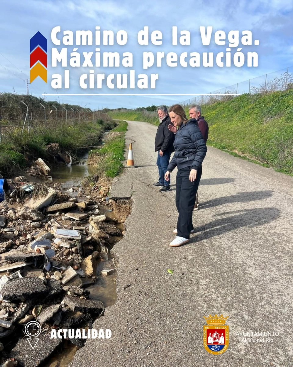 AytoAlcalaRio's tweet photo. ✅ REAPERTURA DE VÍAS AL TRÁFICO

Más información:
https://t.co/KP1PFK2kzR

🙏 Gracias a todos y todas por vuestra colaboración.

#AytoAlcaláDelRío
#Emergencias #Avisos
#ReaperturaDeVías https://t.co/vHoeTTxwZb