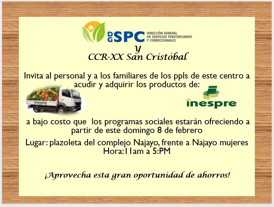 Dirección de Servicios Penitenciarios y C. tweet media