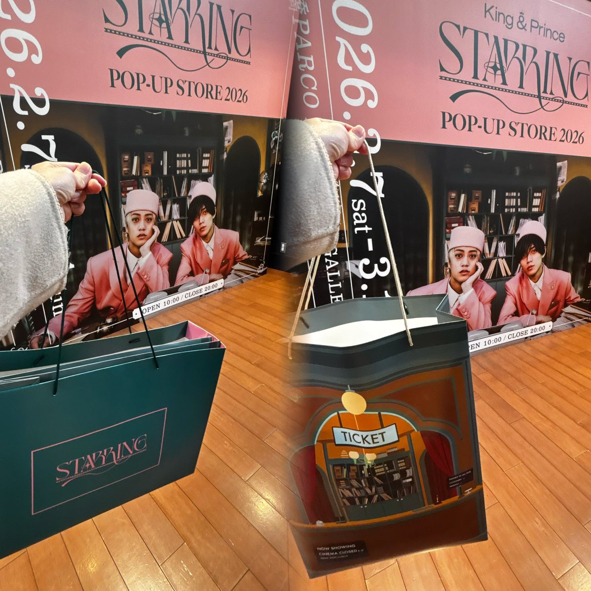King & Prince STARRING POP-UP STORE 2026 in OSAKA 昨日行ってきた